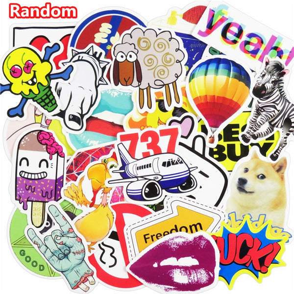 100 Pcs Mixed Stickers Batch # 2