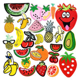 Diy fruit patches for clothing iron embroidered patch applique iron on patches sewing accessories badge stickers for clothes bag