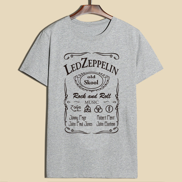 Led Zeppelin in Jack Daniels Design T