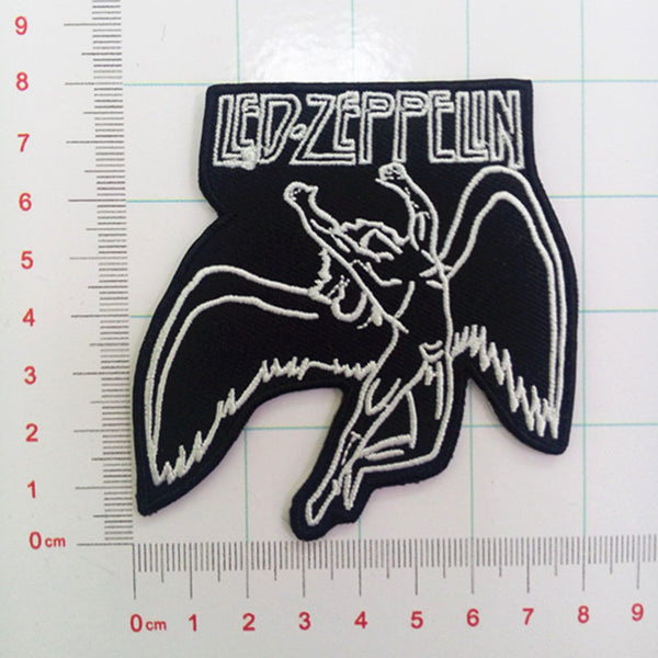 LED ZEPPELIN ENGLISH ROCK BAND EMBROIDERY IRON ON PATCH BADGE T002