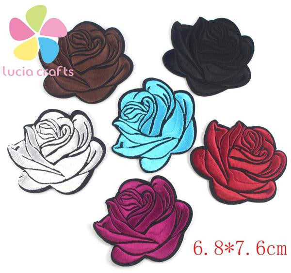 Lucia Craft Random mixed Assorted Iron-on or Sew-on Embroidered Patch Motif Applique Clothing accessories 082007182