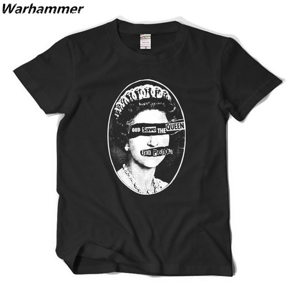 New punk Rock sex pistols God save the Queen Tshirts short sleeve cotton boy's man classic customized  Tee quality team T-shirts