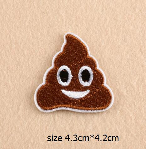 Rainbow Lip Balm Camera Poo Patches Iron On Embroidered Patch For Clothing Stick On Badge Paste For Clothes Sew On Bag Pants