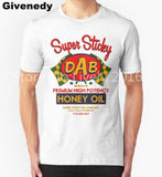 Summer 2016 DAB-Honey oil T-shirt Classic Rock Tops Tee Shirts Hipster O-neck Funny T-shirt